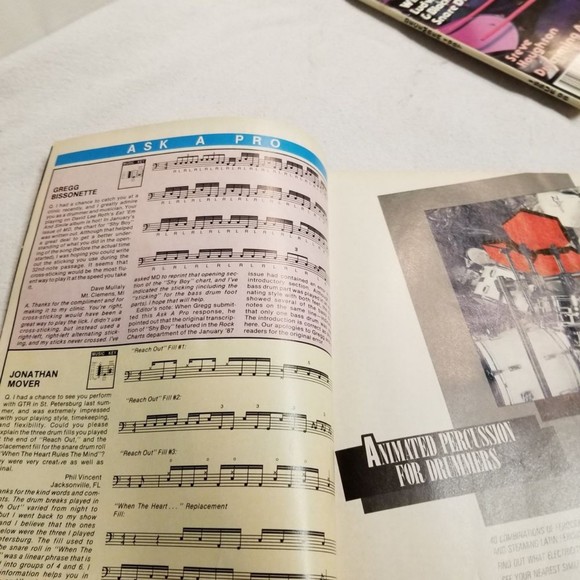 Aug. 1987 Modern Drummer Mag Buddy Rich, Mike Baird Spec tribute issue - Picture 7 of 9